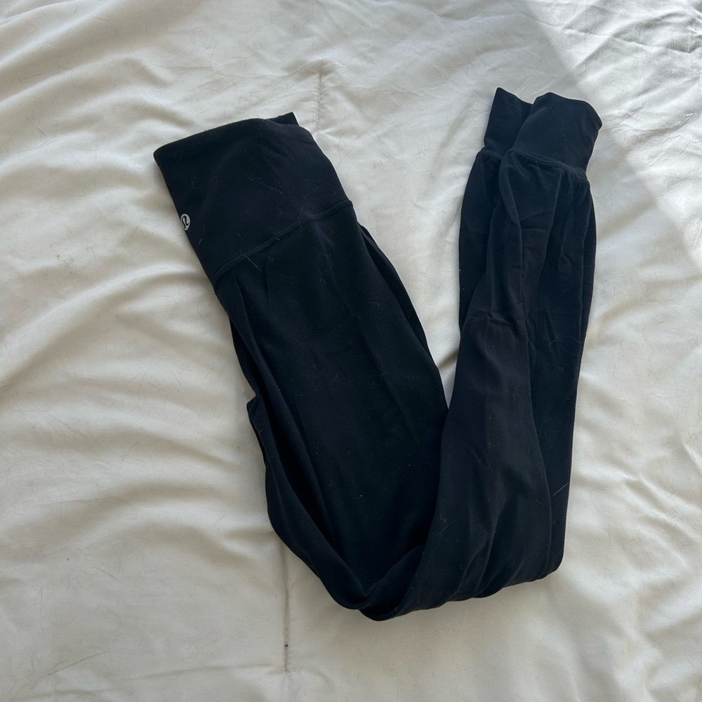 Black align joggers